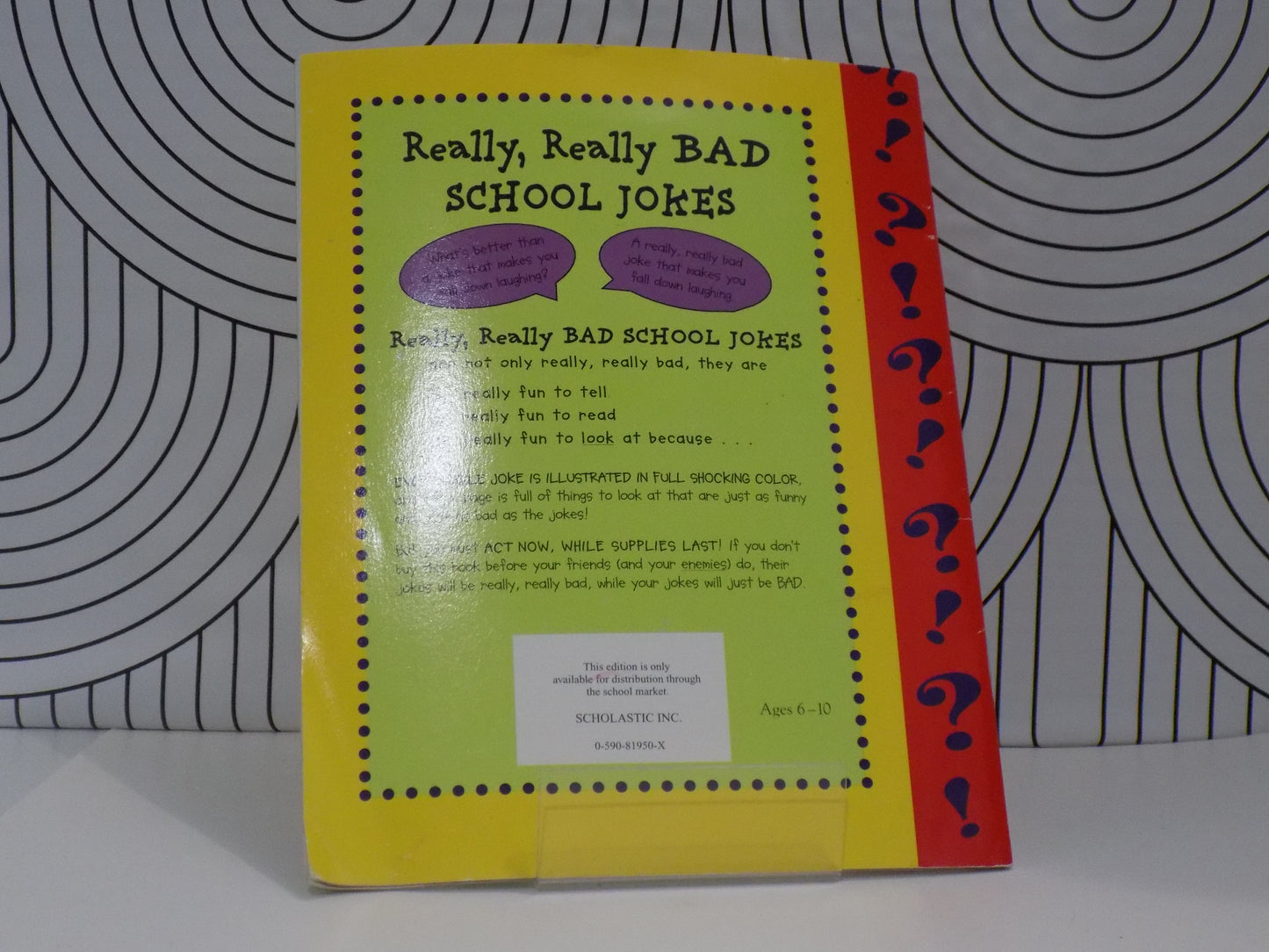 Really, Really Bad School Jokes