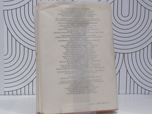 A History of Western Music