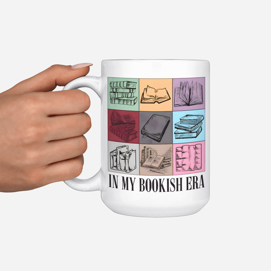 In My Bookish Era Book Lover Ceramic Mug - 15oz
