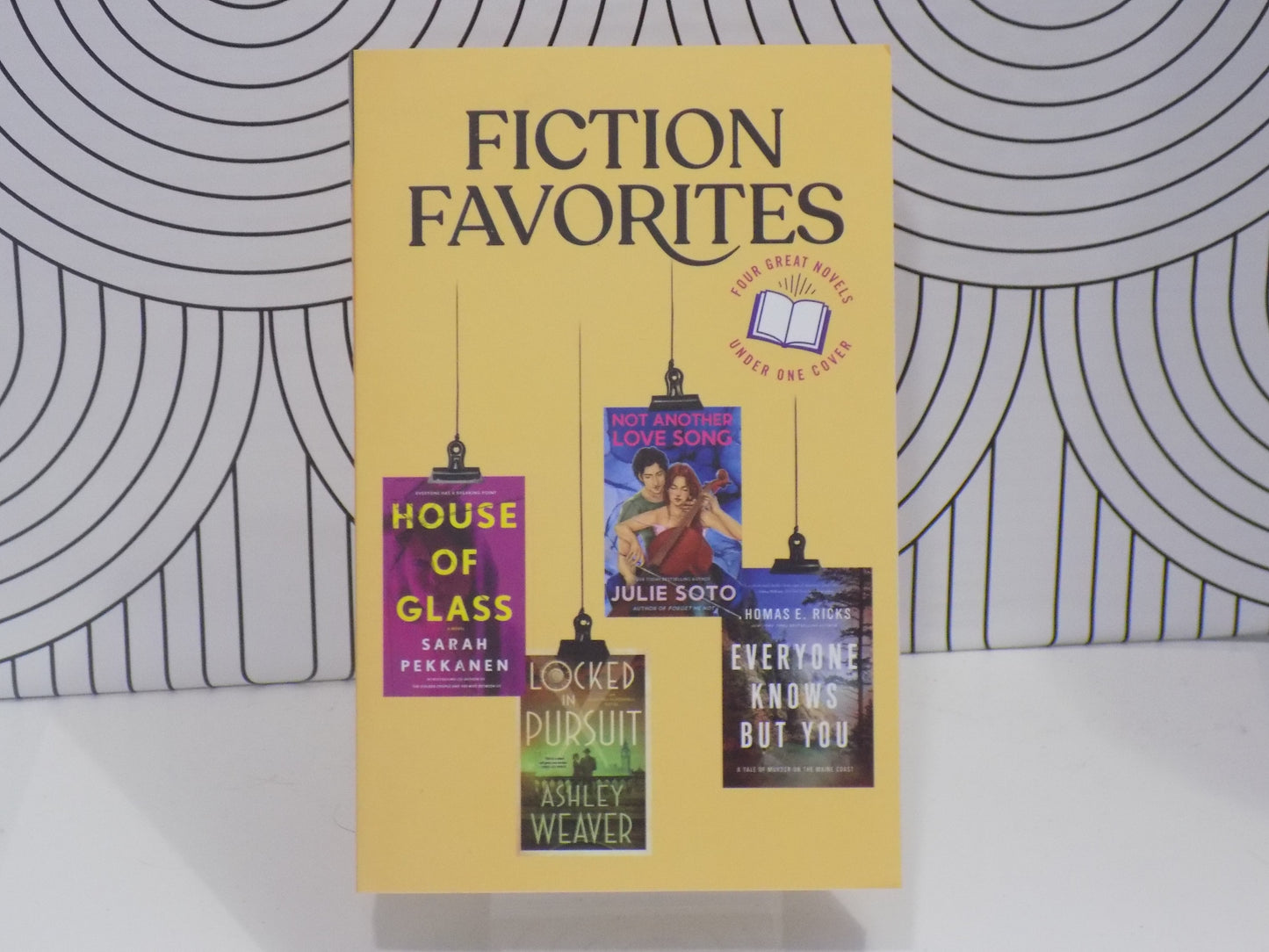 Fiction Favorites:  House of Glass, Not Another Love Song, Locked in Pursuit, Everyone Knows but You: A Tale of Murder on the Main Coast
