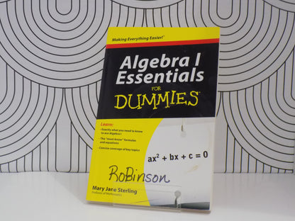 Algebra I Essentials For Dummies