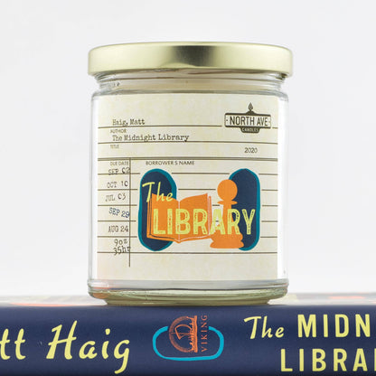 Book Candle / The Midnight Library / Bookstore Gift /