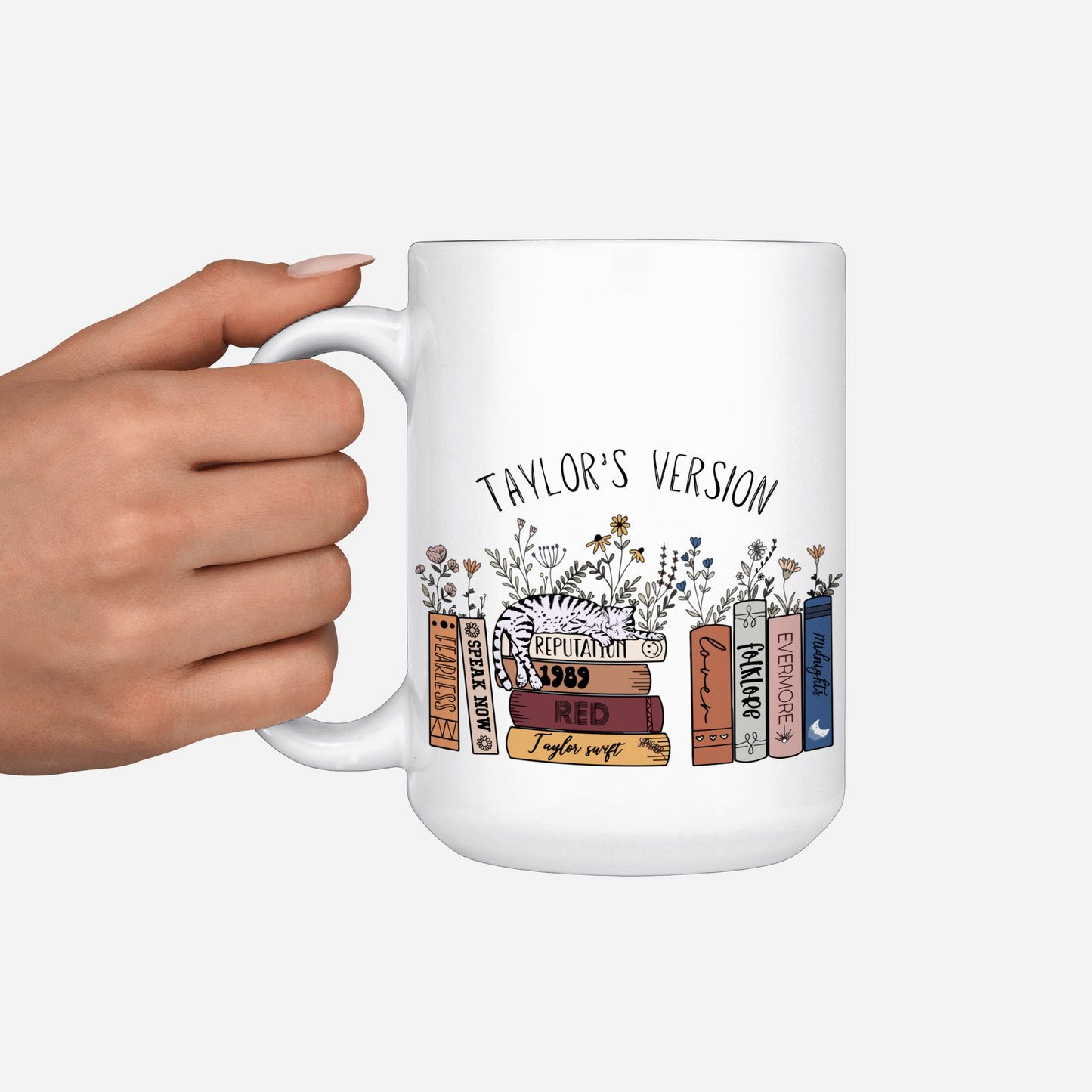 Taylor Swift - Taylor's Version Ceramic Mug - 15oz: Font: PRINT