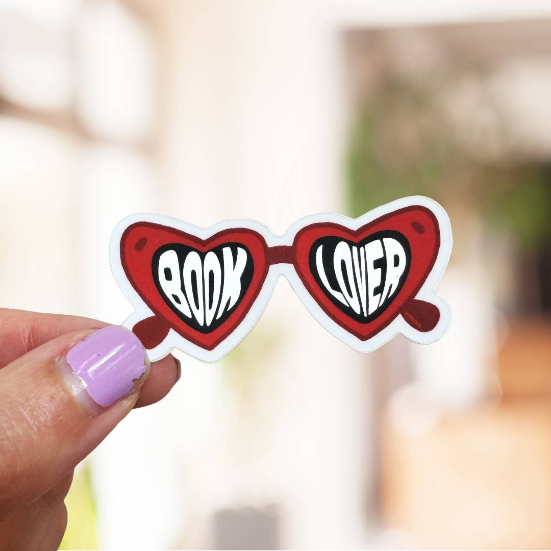 Book Lover Matte Sticker - Stickers for Readers