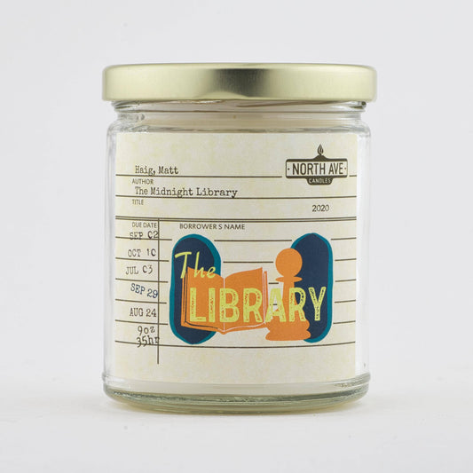 Book Candle / The Midnight Library / Bookstore Gift /